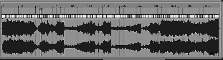 waveform of splash complete