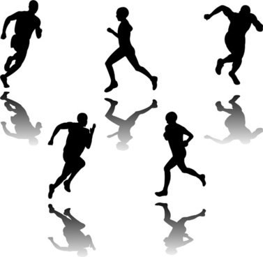 set_of_running_elements_people_silhouette_vector_524841