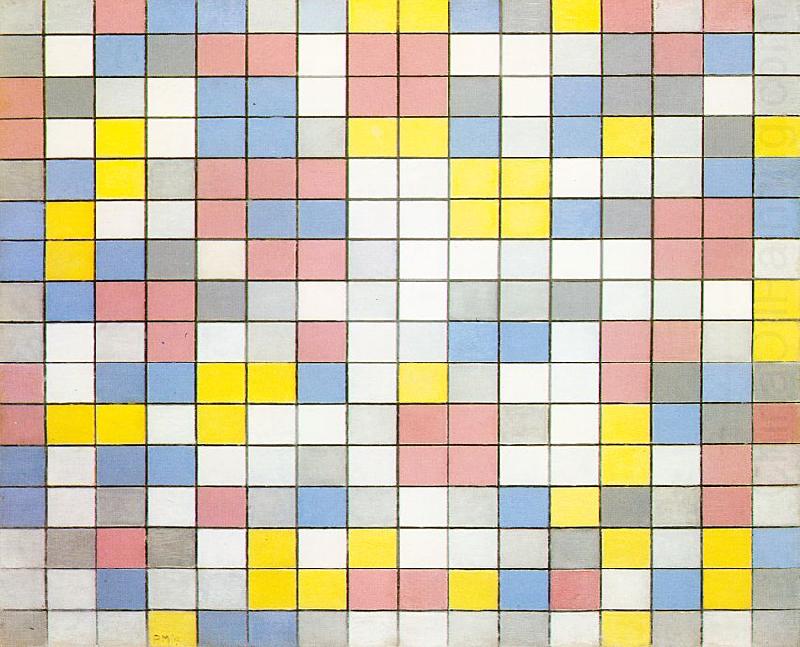 Composition with Grid IX, 1919 Piet Mondrian